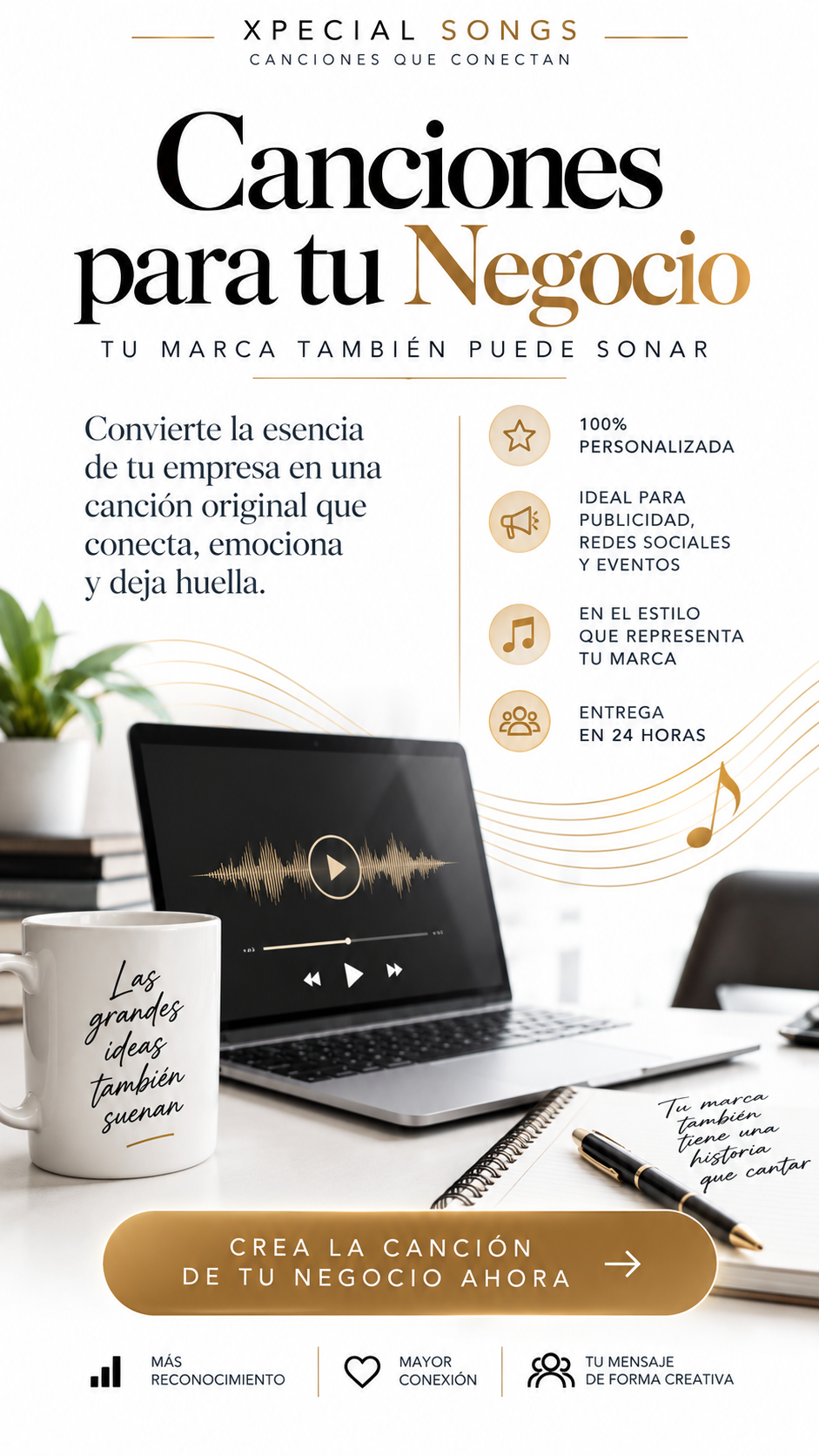 CANCIÓN PERSONALIZADA PARA TU NEGOCIO